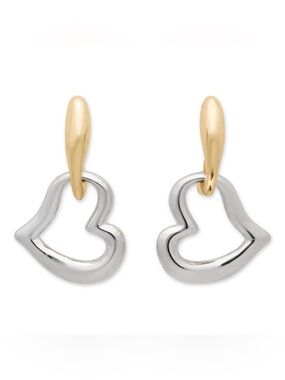 New Kate Spade Amour Two-Tone Drop Earrings